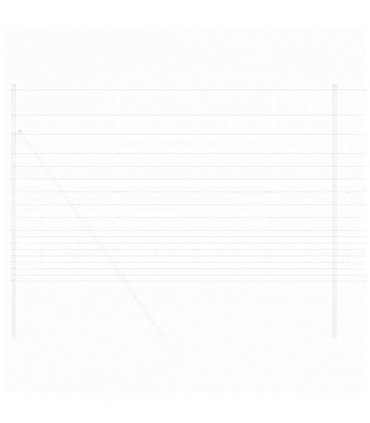 vidaXL Field Fence Silver