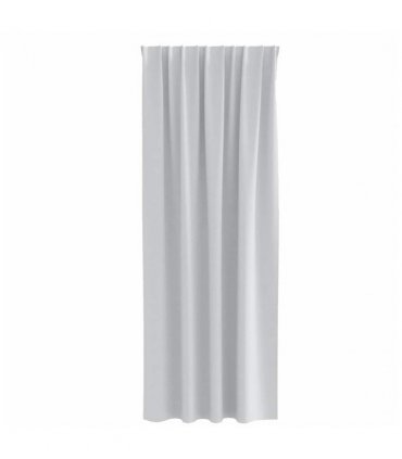 vidaXL Blackout Curtains with Rings 2 pcs Pale Grey 225 x 140 cm