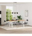 vidaXL Folding Chair 8 pcs Black and Grey 48 x 43.5 x 81 cm