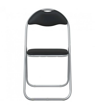 vidaXL Folding Chair 8 pcs Black and Grey 48 x 43.5 x 81 cm