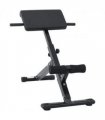 vidaXL Hyperextension Bench Manual Black 100.5 x 70 x 78 cm