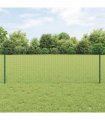 vidaXL Embedded Fence Post 5 pcs Green 120 cm Powder-Coated Steel