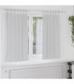 vidaXL Blackout Curtains with Rings 2 pcs Pale Grey 175 x 140 cm