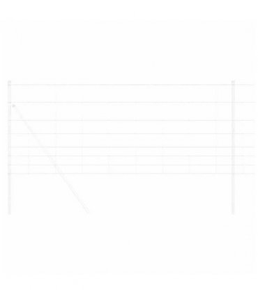 vidaXL Field Fence Silver
