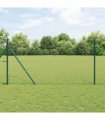 vidaXL Hexagon Fence Green 1.2 x 100 m PVC