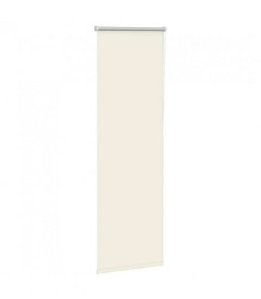 vidaXL Roller Blind Blackout Off White 50x150 cm Fabric Width 45.7 cm Polyester