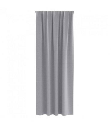 vidaXL Blackout Curtains with Rings 2 pcs Light Grey 260 x 140 cm