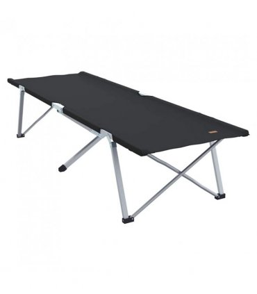 vidaXL Folding Camping Bed Black 194 x 62.5 x 42.5 cm Oxford and Steel
