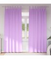 vidaXL Blackout Curtains with Rings 2 pcs Purple 260 x 140 cm