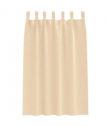 vidaXL Blackout Curtains with Rings 2 pcs Cream 175 x 140 cm Polyester