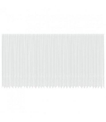 vidaXL Lace Curtain with Curtains Floral White 260 x 900 cm Polyester
