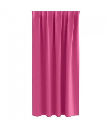 vidaXL Blackout Curtains with Rings 2 pcs Bright Pink 175 x 140 cm