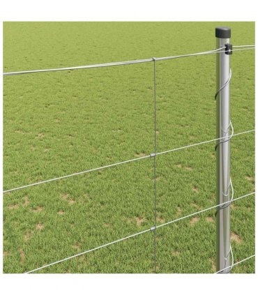 vidaXL Wild Fence Hot Dip Galvanized 1000 x 160 x 0.18 cm Iron