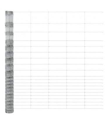 vidaXL Wild Fence Hot Dip Galvanized 1000 x 160 x 0.18 cm Iron