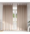 vidaXL Blackout Curtains with Rings 2 pcs Taupe 245 x 140 cm Polyester