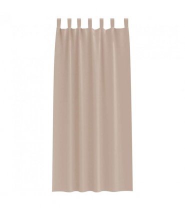 vidaXL Blackout Curtains with Rings 2 pcs Taupe 245 x 140 cm Polyester