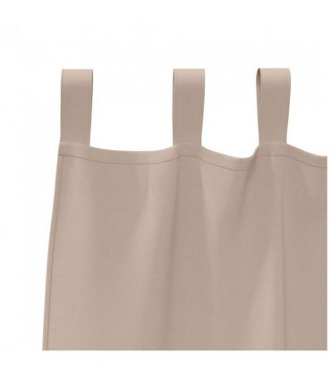 vidaXL Blackout Curtains with Rings 2 pcs Taupe 245 x 140 cm Polyester