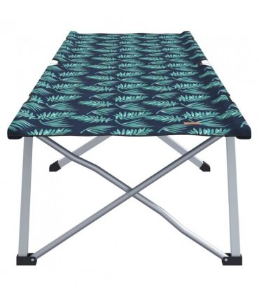 vidaXL Folding Camping Bed Folding Leaf Forest 194 x 62.5 x 42.5 cm