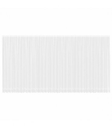 vidaXL Lace Curtain with Curtains Floral White 260 x 900 cm Polyester