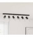 vidaXL Ceiling Spotlight Black 73 x 6.5 x 11.5 cm Metal