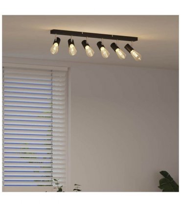vidaXL Ceiling Spotlight Black 73 x 6.5 x 11.5 cm Metal