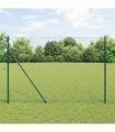 vidaXL Hexagon Fence Green 1.5 x 50 m PVC