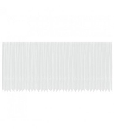 vidaXL Lace Curtain with Curtains White 900 x 240 cm Polyester