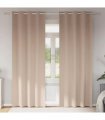 vidaXL Blackout Curtains with Rings 2 pcs Taupe 245 x 140 cm Polyester