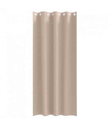 vidaXL Blackout Curtains with Rings 2 pcs Taupe 245 x 140 cm Polyester