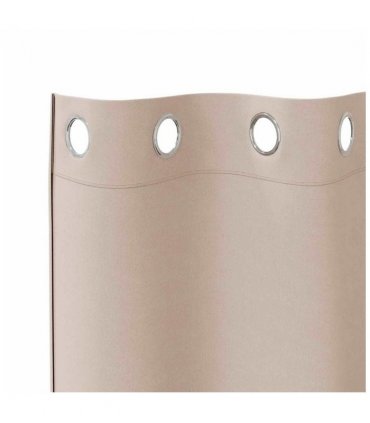 vidaXL Blackout Curtains with Rings 2 pcs Taupe 245 x 140 cm Polyester