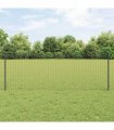 vidaXL Embedded Fence Post 5 pcs Grey 120 cm Powder-Coated Steel