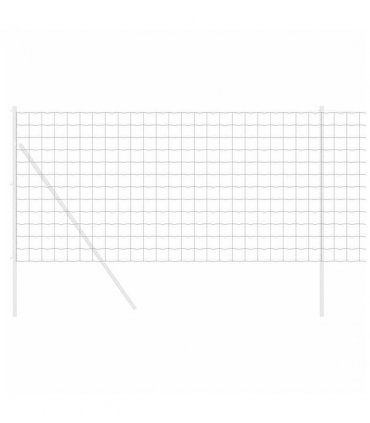 vidaXL Hexagon Fence Silver 1.2 x 50 m Galvanised steel