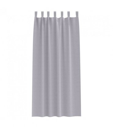 vidaXL Blackout Curtains with Rings 2 pcs Metal Grey 260 x 140 cm