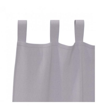 vidaXL Blackout Curtains with Rings 2 pcs Metal Grey 260 x 140 cm
