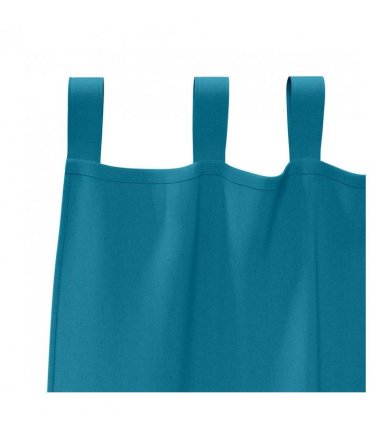 vidaXL Blackout Curtains with Rings 2 pcs Turquoise 140 x 140 cm