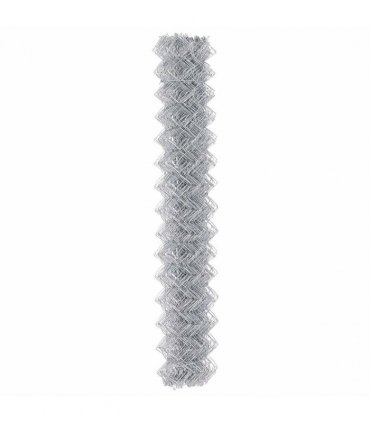 vidaXL Chain Link Fence 10 x 1.5 m Galvanised steel Silver