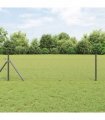 vidaXL Hexagon Fence Grey 1.2 x 50 m PVC