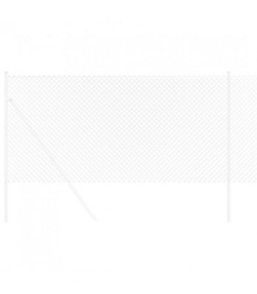 vidaXL Chain Link Fence 10 x 1.4 m Galvanised steel Silver
