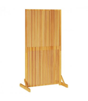 vidaXL Privacy Screen Brown 79.5 x 50 x 150 cm Solid Acacia Wood