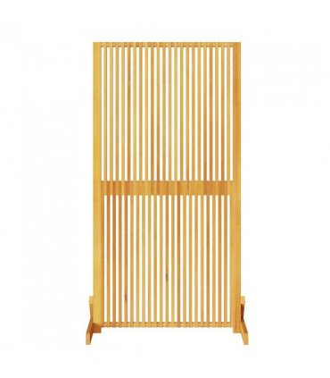 vidaXL Privacy Screen Brown 79.5 x 50 x 150 cm Solid Acacia Wood