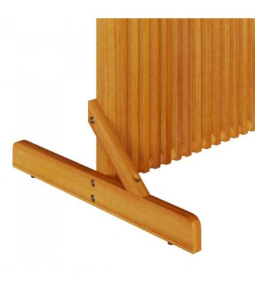 vidaXL Privacy Screen Brown 79.5 x 50 x 150 cm Solid Acacia Wood