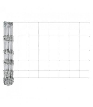 vidaXL Field Fence Silver