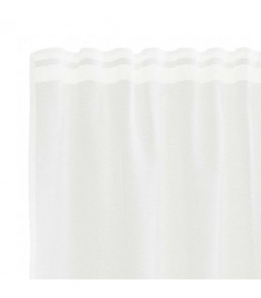 vidaXL Lace Curtain with Curtains White 750 x 100 cm Polyester