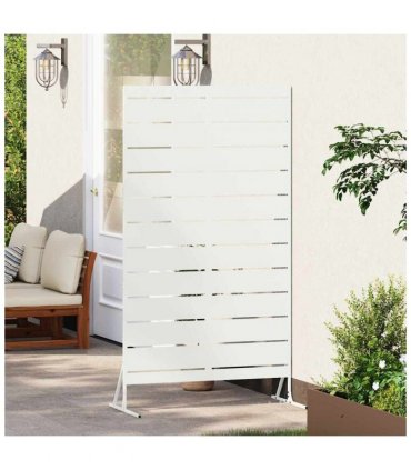 vidaXL Privacy Screen 100 x 50 x 180 cm Steel White