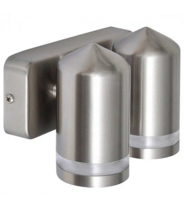 vidaXL LED Wall Lamp Stainless Steel Down with Cone Head