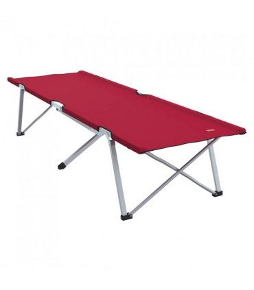 vidaXL Folding Camping Bed Red 194 x 62.5 x 42.5 cm Oxford and Steel