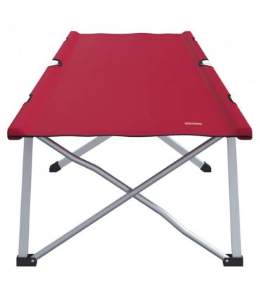 vidaXL Folding Camping Bed Red 194 x 62.5 x 42.5 cm Oxford and Steel