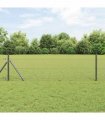 vidaXL Hexagon Fence Grey 0.5 x 50 m PVC
