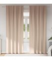 vidaXL Blackout Curtains with Rings 2 pcs Taupe 245 x 140 cm Polyester