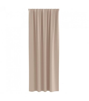 vidaXL Blackout Curtains with Rings 2 pcs Taupe 245 x 140 cm Polyester